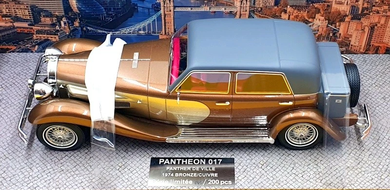 Panteón Escala 1/18 Resina Modelo 017 - 1974 Panther De Ville - Bronce Foto 4 de 4