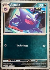 Pokemon Karte - Alpollo 055/094 Reverse Holo - Deutsch - Top Zustand NM