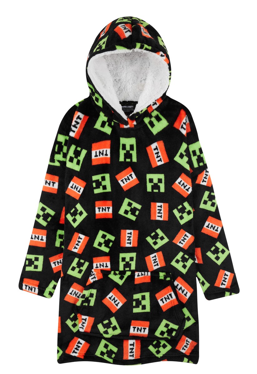 Minecraft Hoodie for Kids, Oversized Blanket Hoodie Boys Girls, Minecraft  Gifts