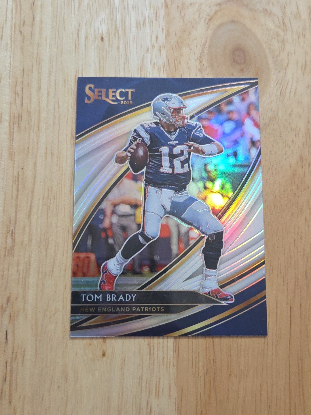 2019 Select TOM BRADY Silver Prizm Field Level #201 New England Patriots SP