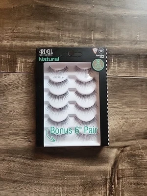 Ardell 110 Professional Natural Strip Eyelashes Black Eye-Lifting 6 Pairs - Image 1 of 2