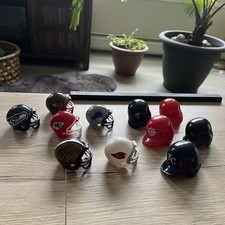NFL MLB Mini Football Helmet Vending Machine Lot Of 11 Vintage Baseball 80s
