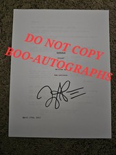 Zendaya SIGNED Euphoria Pilot Script - Zendaya Autograph - Euphoria Script 