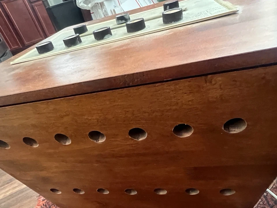 Amplificador de radio de tubo VM de voz de música vintage raro estado actualizado encontrar leer por favor Foto 3 de 4