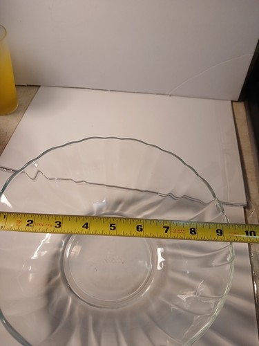 Arcoroc France Arcade Bengale Line 9" Diámetro Pañal Cuenco Bordes Festoneados H3.5" - Imagen 13 de 14