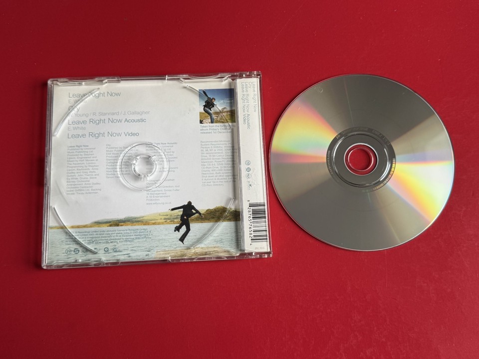 WILL YOUNG - LEAVE RIGHT NOW - CD SINGLE | eBay UK