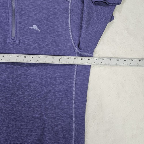Tommy Bahama Coastal Violet 1/4 Zip Long Sleeve Pullover Sweatshirt Men Sz Small - Picture 10 of 15