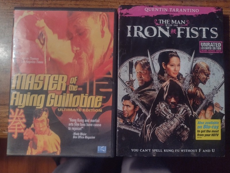 Master Of The Flying Guillotine -Hong Kong Kung Fu & Man With The Iron Fists Dvd