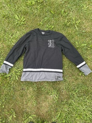 Hollister Men s Crew Neck Relaxed Fit Colorblock Embroidered Logo Sweatshirt M