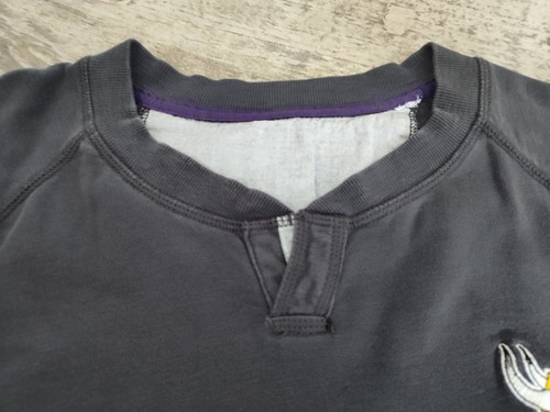 Tommy Bahama NFL Minnesota Vikings Pullover Sweatshirt Sweater Faded Black XL - Picture 6 of 10