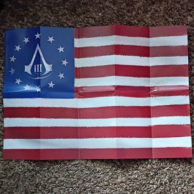 GameStop Assassin's Creed III Connor Kenway American Revolution Poster