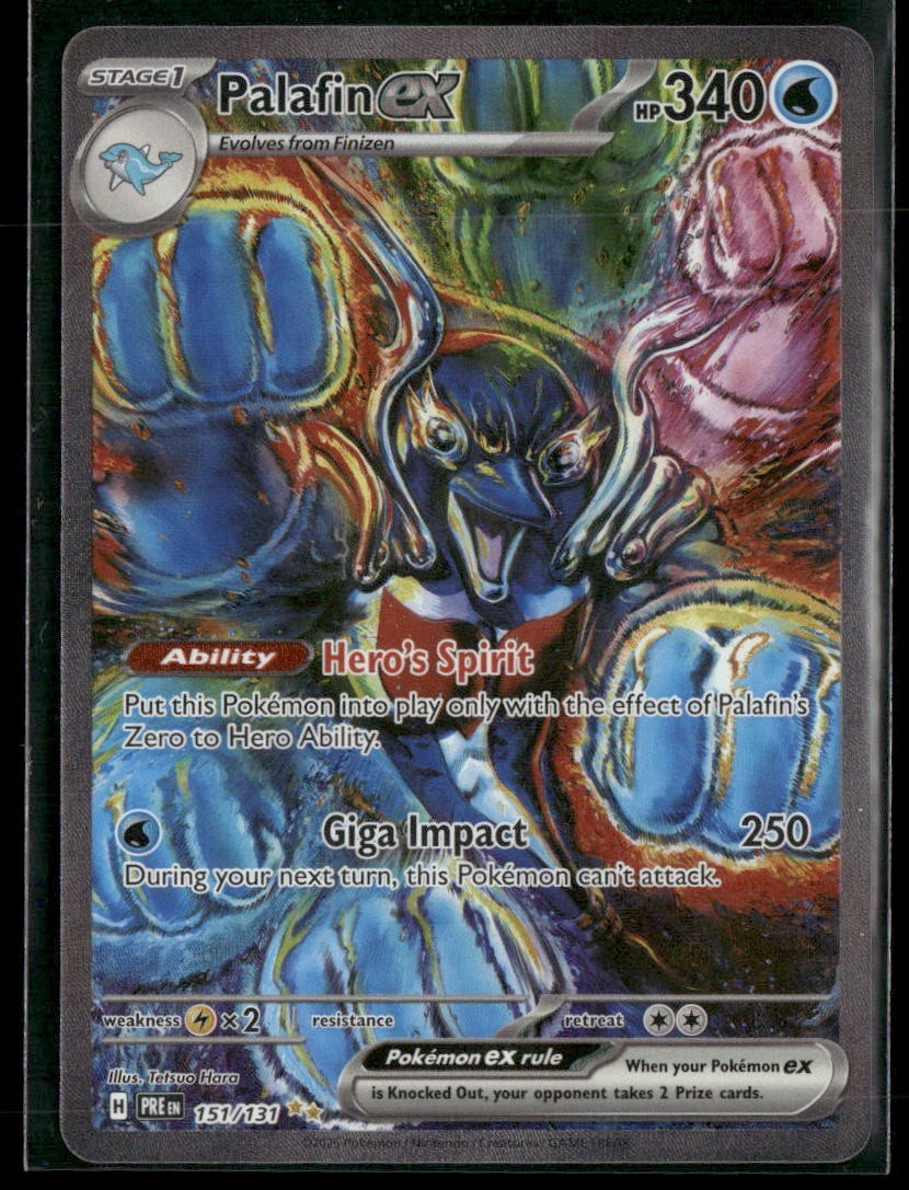 Palafin ex 2025 Scarlet & Violet: Prismatic Evolutions #151/131