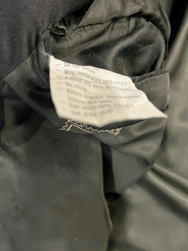 Blazer Esmoquin Ermenegildo Zegna De Colección Para Hombres 50 L Negro Mantón Cuello Doble Pecho Foto 4 de 4