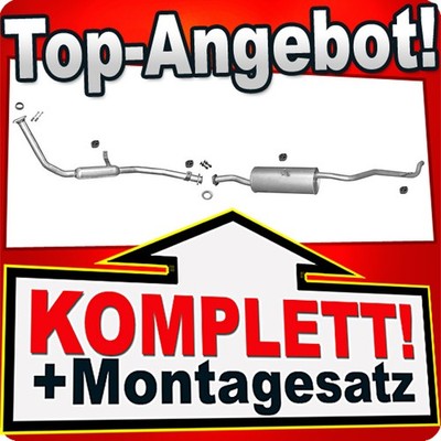 Auspuff für SANTANA / SUZUKI SAMURAI  1.3  3-Türen SWB (2030mm) Auspuffanlage