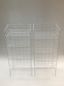 racks retail display metal shelves adjustable pack