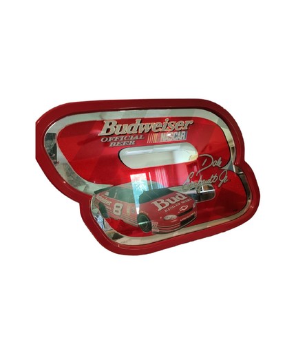 Dale Earnhardt Jr. Framed Budweiser Wall Mirror Vintage Red Nascar - Picture 10 of 10