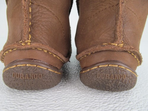 Durango Women's Santa Fe Tall Moccasin Brown Leather Fringe size 8 M - Bild 12 von 13