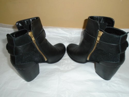 Dune London Leather Ankle Boots Booties Heels Shoes SZ 38 US 7 7.5 - Picture 7 of 12