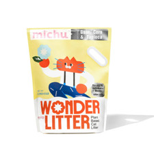 Michu Wonder Litter Plant-Based  Auto-Box Friendly Cat Litter 2.5kg/6L x 12 bag