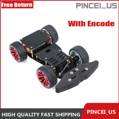 4WD RC Smart Car Chassis S3003 Metal Servo Bearing Kit Robot DIY Kit With encode