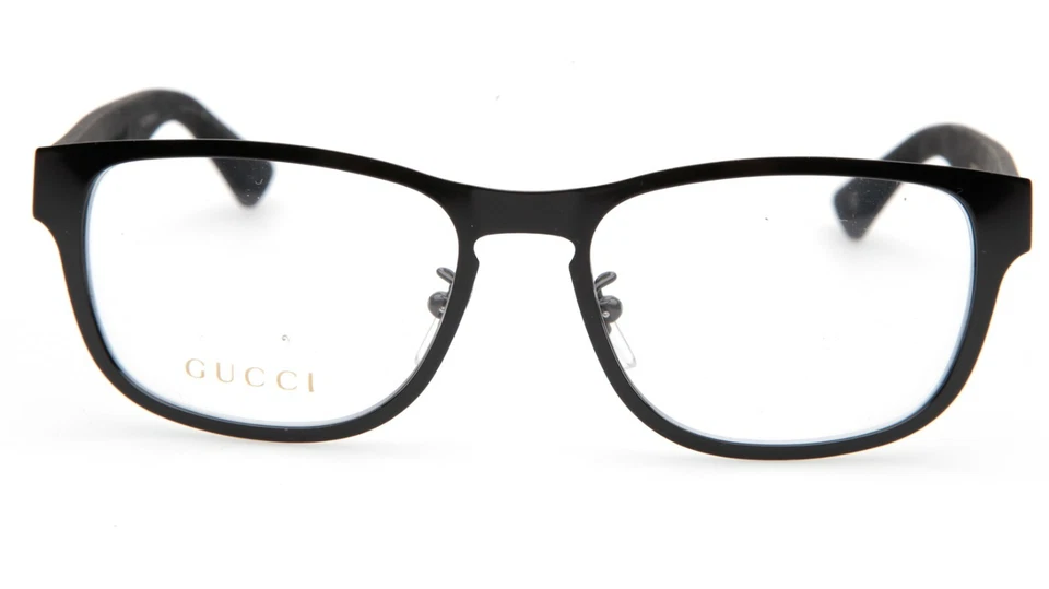 Новый GUCCI GG 0175O 002 черный очки ОПРАВА 54-17-145 мм B40 Италии - Изображение 2 из 4