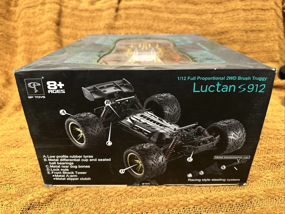 GP TOYS S912 1:12 Luctan Brush Truggy RC Racing Car NIB 33+ MPH - Image 3 of 4