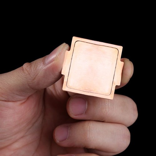 CPU Cool Pure Copper Cover Ihs Overclocking Cooling Fin Heat Radiation Opener - Afbeelding 3 van 8