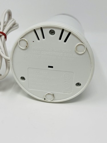 Mr.Coffee Coffee Bean or Spice Grinder White Electric Model IDS 55 - Picture 3 of 5