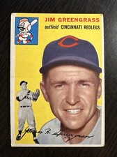 1954 TOPPS #22 JIM GREENGRASS REDLEGS VG-EX OR BETTER *Hot Corner Vintage*