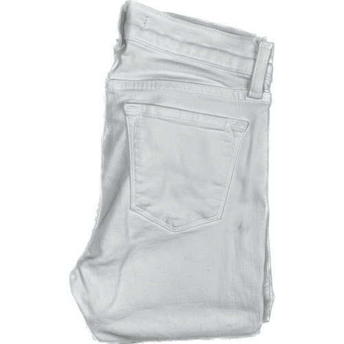 J Brand 'Skinny Leg' Mid Rise Blanc White Jeans - Size 27 - Picture 2 of 5