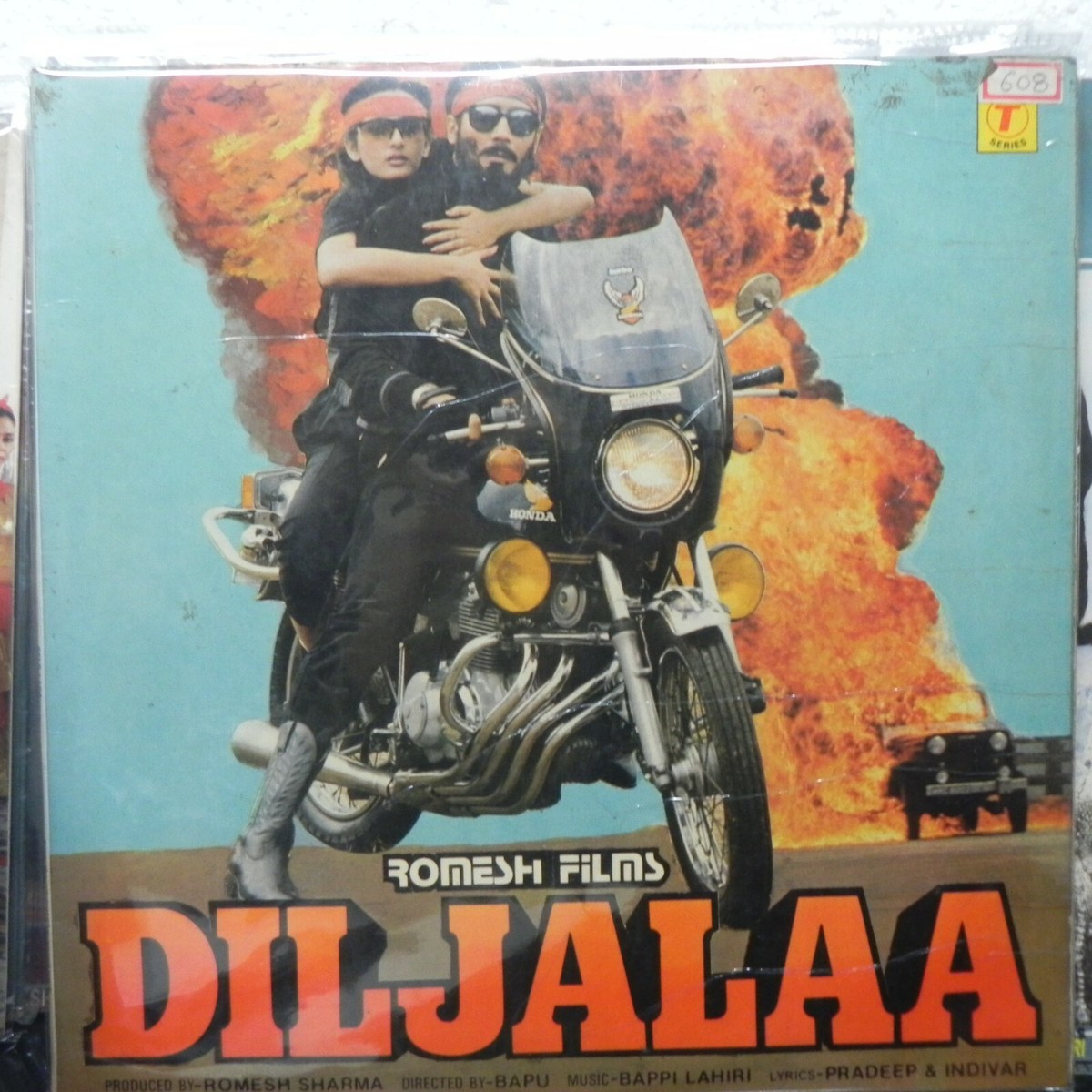 Diljalaa LP Record Bollywood Hindi Bappi Lahiri 1987 Rare Vinyl