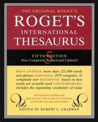 Roget International Thesaurus Index 5E by Robert L. Chapman