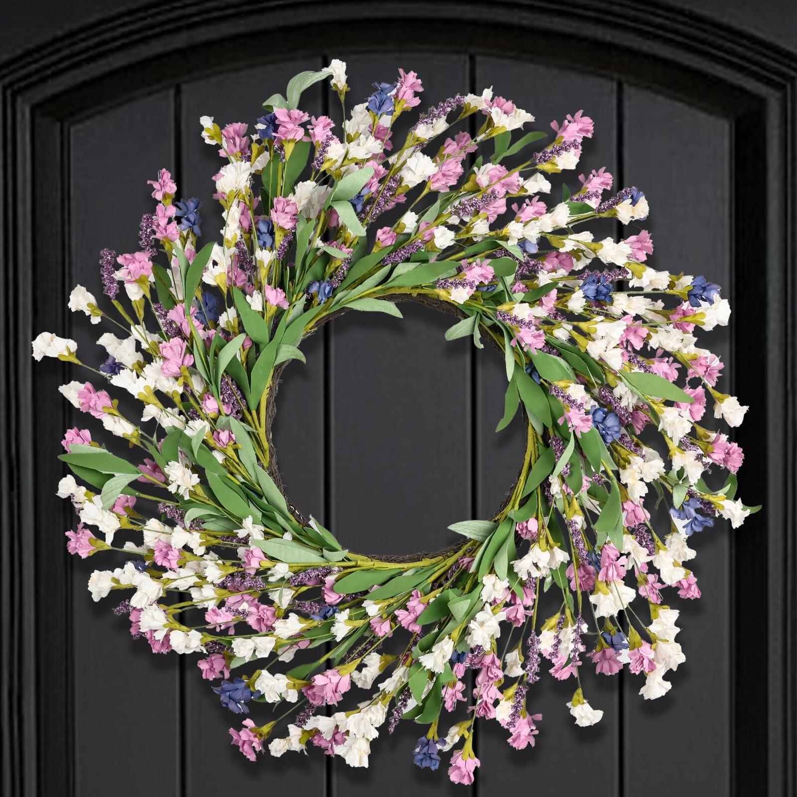 Artgar 26 Inch Spring Summer Wreath for Front Door Floral Decoration