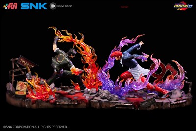 Revive Studio KING OF FIGHTERS Iori Yagami VS Kyo Kusanagi Resin Statue In Stock