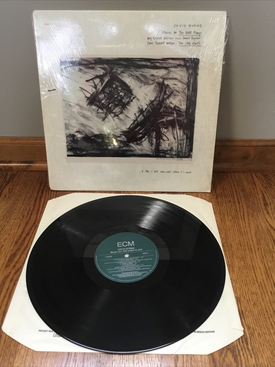 David Byrne Music For the Knee Plays NM Vinyl Record 1985 25022-1