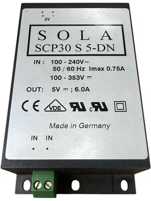 New SOLA SCP30 S 5-DN Power Supply  Fast Shipping 