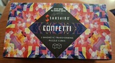 Pair Shashibo Lawrence Gartel 2022 Puzzle Cube Confetti