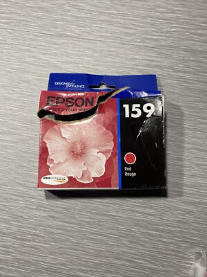 Genuine Epson 159 Red Ink Cartridge T159 T1597 T159720 Stylus Photo R2000