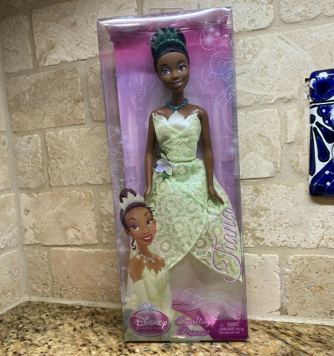 DisneyThe Princess And The Frog Tiana Barbie Sparkling Princess 2009 Mattel