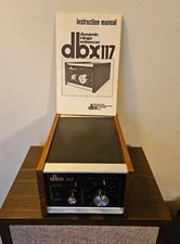 Vintage DBX 117 Compressor Audio Dynamic Range Processor w/ Original Manual!