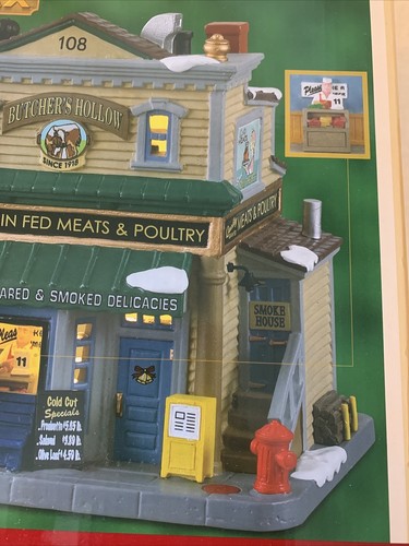 Lemax, Butcher's Hollow #15767 2021 NEW. Christmas Village Butcher Shop. - Picture 3 of 7