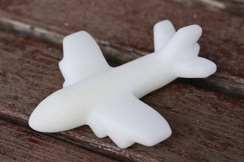 4'' Natural White Jade Carved Airplane Reiki Crystal Airplane Heal Decor gift 1x - Picture 3 of 10