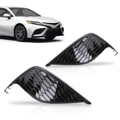 For 2021-2023 Toyota Camry SE XSE Front Bumper Insert Fog Lights Cover L&R Side