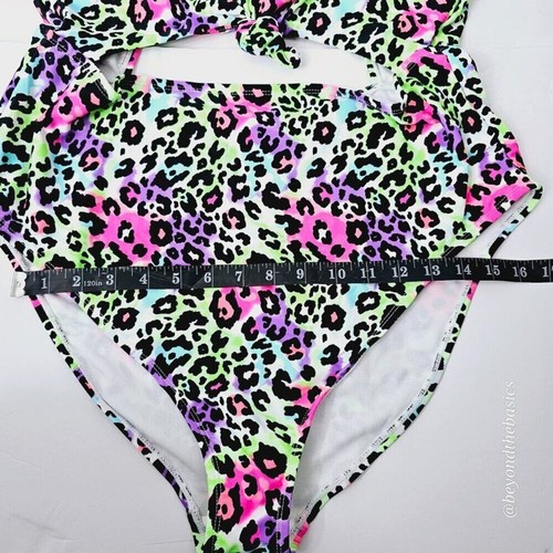 Salt + Cove Women's Plus Size Leopard Love Cutout One Piece Swimsuit Size 3X NWT - Picture 12 of 12