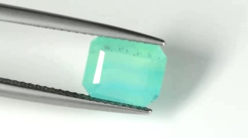 4.17 ct GCI" ULTRA RARE HUE" GLOW BLUE 100% NATURAL SMITHSONITE - See Vdo ! - Video 1 of 1