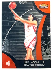 2007-08 Topps Finest Basketball RC Rookie #82 Luis Scola Houston Rockets