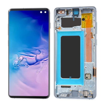 OLED Display LCD Screen + Touch Digitizer Assembly For Samsung Galaxy S10+ Blue
