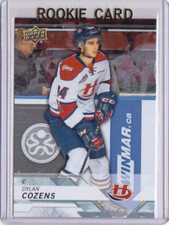 DYLAN COZENS 18/19 Upper Deck CHL Pre-Rookie Card #82 Buffalo Sabres Draft Pick. rookie card picture