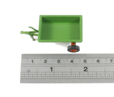 Modellino Rimorchio Agricolo Oxford Diecast, Scala OO 1:76, 76FARM005, Aperto Verde