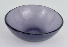 Fire and Light Recycled Glass 6" Bowl Grape 1st Quality #2